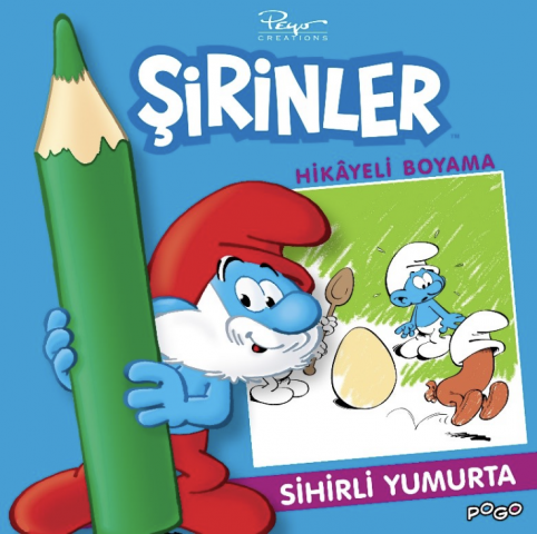 ŞİRİNLER - HİKAYELİ BOYAMA - SİHİRLİ YUMURTA