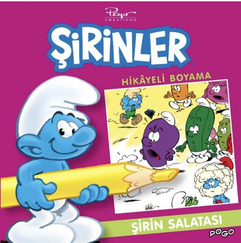 ŞİRİNLER - HİKAYELİ BOYAMA ŞİRİN SALATASI