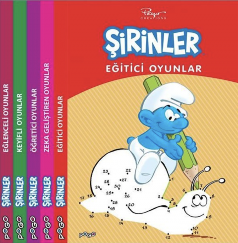 ŞİRİNLER OYUN KİTAPLARI SETİ 5 KİTAP