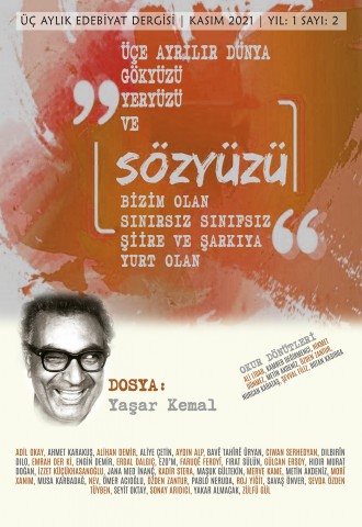 SÖZYÜZÜ  (2 Sayı) - ÜÇ AYLIK Dergi>Edebiyat