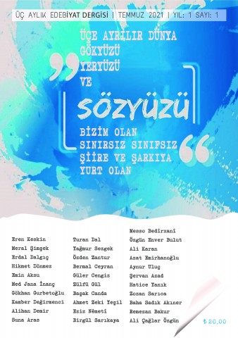 SÖZYÜZÜ - ÜÇ AYLIK Dergi>Edebiyat