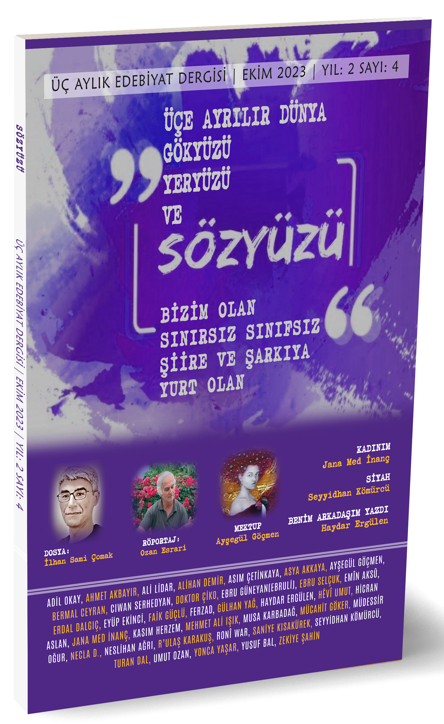 SÖZYÜZÜ  (4 Sayı) -  ÜÇ AYLIK Dergi>Edebiyat